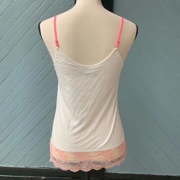 American Eagle Pink Lace Bra Top Tank - Picture 2 of 4